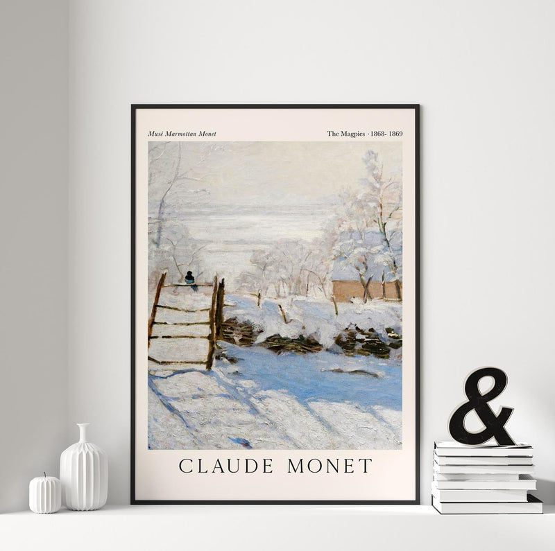 The Magpies (Vertical) – Claude Monet Exhibition Poster | Fine Art Print — Ansicht 2