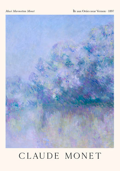 Île aux Orties near Vernon by Claude Monet – Fine Art Poster UV-beständig