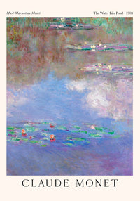 The Water Lily Pond – Claude Monet Exhibition Poster | Fine Art Print Premium — Ansicht 4