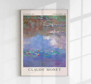 The Water Lily Pond – Claude Monet Exhibition Poster | Fine Art Print | Premium Qualität