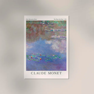 The Water Lily Pond – Claude Monet Exhibition Poster | Fine Art Print | Premium Qualität
