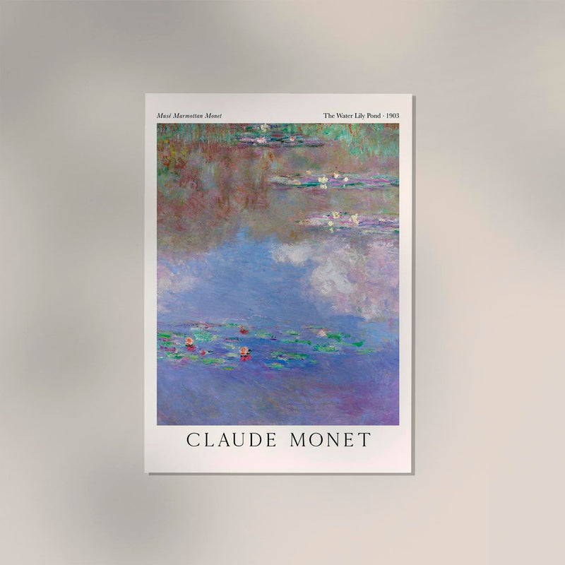 The Water Lily Pond – Claude Monet Exhibition Poster | Fine Art Print Premium — Ansicht 3