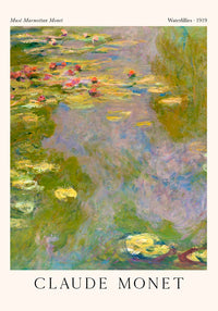 Water Lilies by Claude Monet Exhibition Poster – Fine Art Print UV-resistant — Ansicht 4
