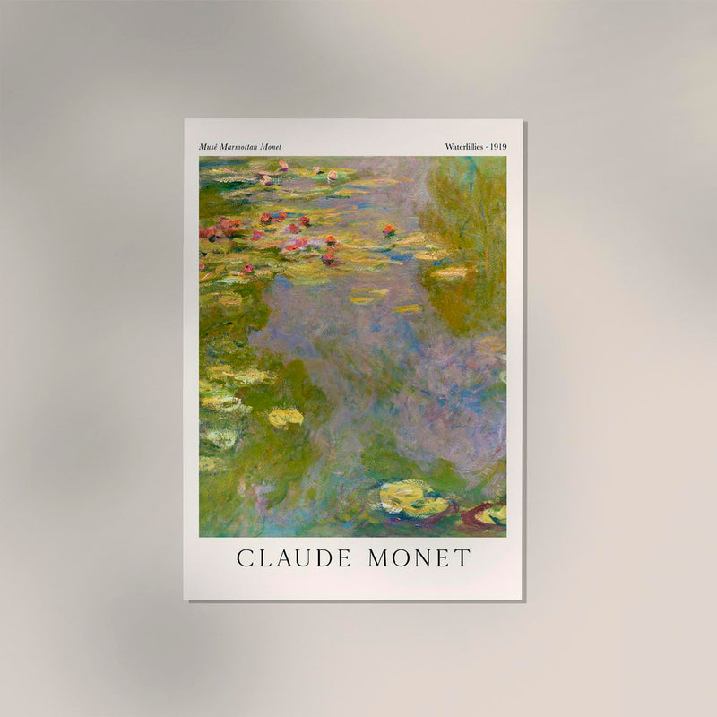 Water Lilies by Claude Monet Exhibition Poster – Fine Art Print UV-resistant — Ansicht 3