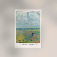 Poppy Fields near Argenteuil Monet Kunstdruck – Fine Art Print UV-beständig — Ansicht 3