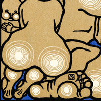 Vaudeville Act by Moritz Jung – Linocut Poster — Ansicht 5