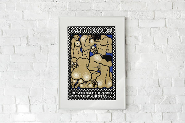 Vaudeville Act by Moritz Jung – Linocut Poster