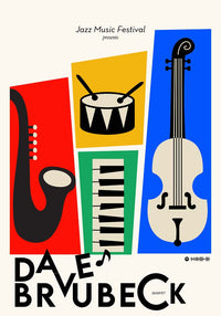 Dave Brubeck Music Poster – Fine Art Print Legendary Jazz Portrait Art — Ansicht 4