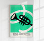 Trumpet Berlin Jazz Music Poster – Fine Art Print UV-resistent Leinwand