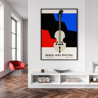 Counterbass Berlin Jazz Music Poster – Fine Art Print | Urban Soundscape — Ansicht 2