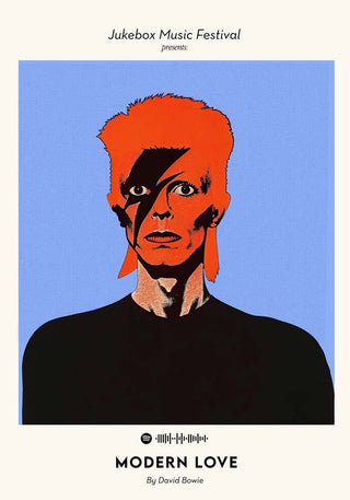 David Bowie – Modern Love Music Art Poster | Fine Art Print | Ikonische Popkultur