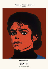 Michael Jackson Beat It Poster | Music Art Print | UV-beständig — Ansicht 4
