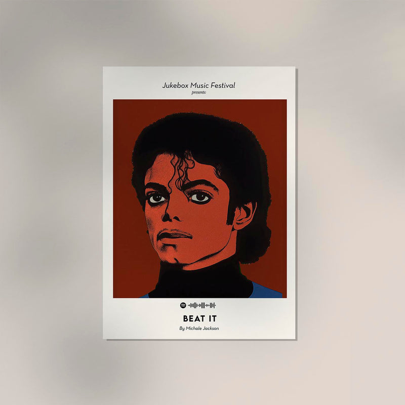 Michael Jackson Beat It Poster | Music Art Print | UV-beständig — Ansicht 3