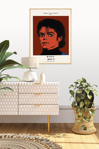Michael Jackson Beat It Poster | Music Art Print | UV-beständig — Ansicht 2
