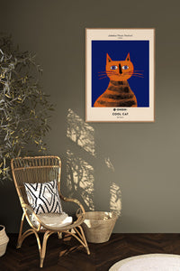 Queen Cool Cat Music Art Print – UV-resistent Fine Art Poster — Ansicht 2