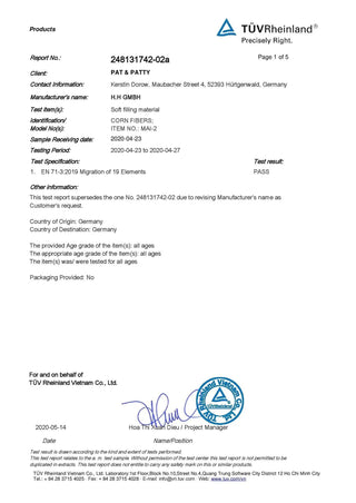 Universelle Füllwatte Aus 100 % Maiswatte – Weiche, Nachhaltige Naturfüllung Von PAT & PATTY Für Spielzeug, Bastelprojekte, Kissen Und Mehr