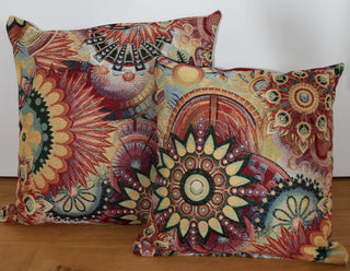 Zierkissen Mandala Gold – Mit Füllung | Versteckter Reißverschluss | Pflegeleicht