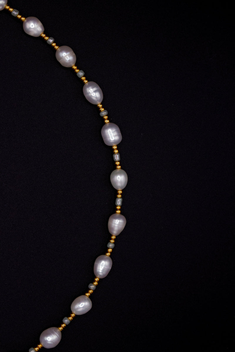 Mathilda Pearl Necklace – Handcrafted with Miyuki & Freshwater Pearls — Ansicht 2