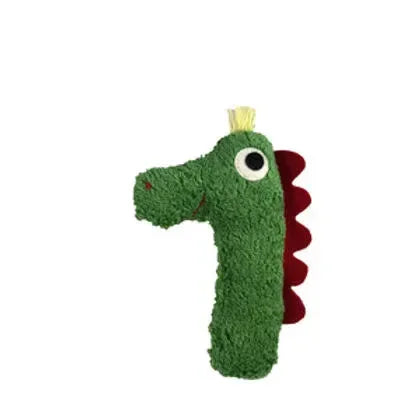 Organic Mini Rattle Dragon – Natural, Soft, Sustainable — Pat & Patty