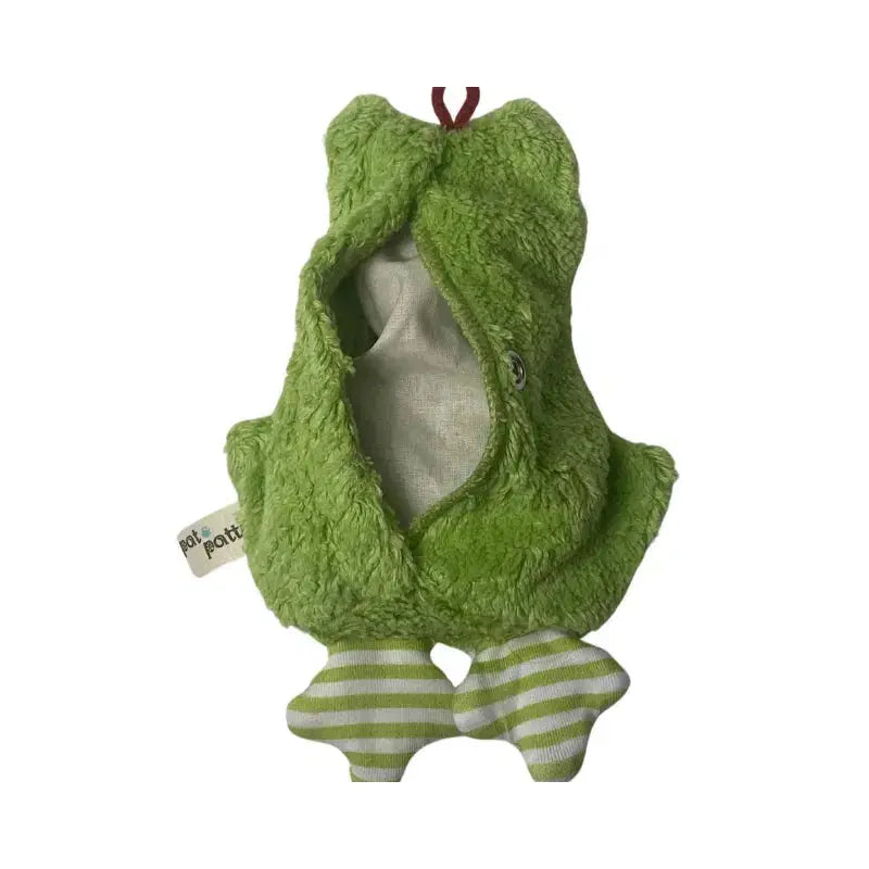 Mini Organic Heat Pad Lavender Pillow Frog – Handmade Organic Cotton — Ansicht 6
