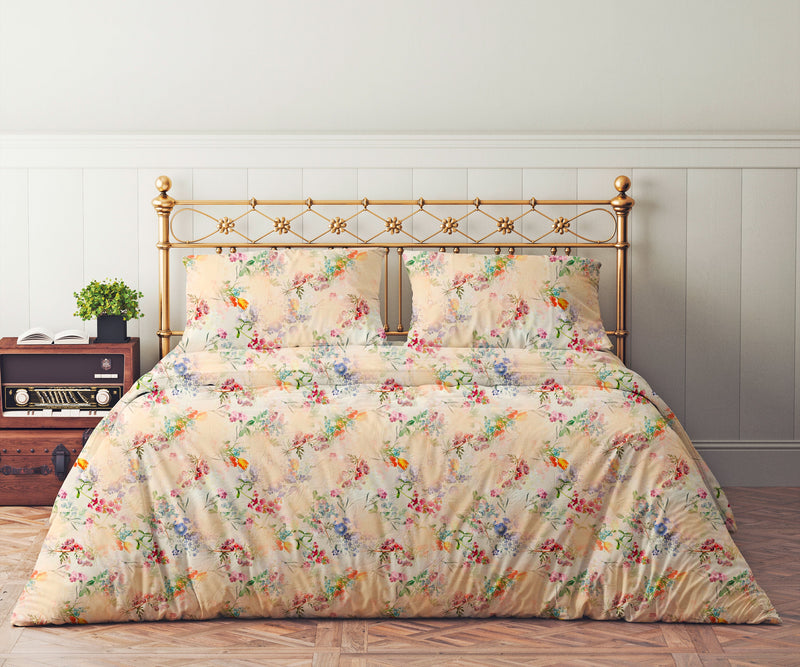 Duvet Cover Set Monet Lilac – 100% Lyocell Sateen, 250 TC — von der Thannen Luxury Bedding