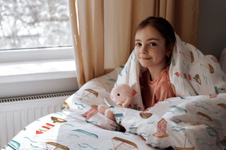 Leslis Kinderbettwäsche „Am Meer“ – Satin | Musselin | OEKO‑TEX