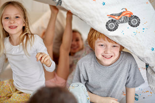 Kinderbettwäsche „Quads“ – OEKO‑Tex Baumwolle | Musselin/Satin | Handgefertigt