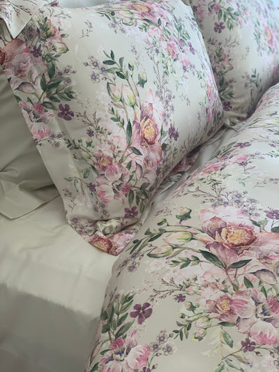 Bettwäsche Set Monet Green 100% Lyocell Satin 250 TC – von der Thannen