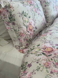 Monet Green Bedding Set 100% Lyocell Sateen 250 TC – von der Thannen — Ansicht 2