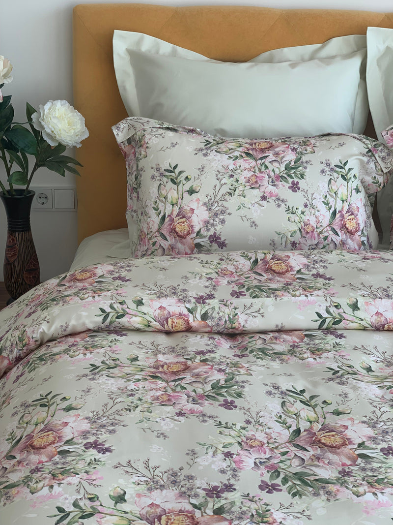 Monet Green Bedding Set 100% Lyocell Sateen 250 TC – von der Thannen — Ansicht 3
