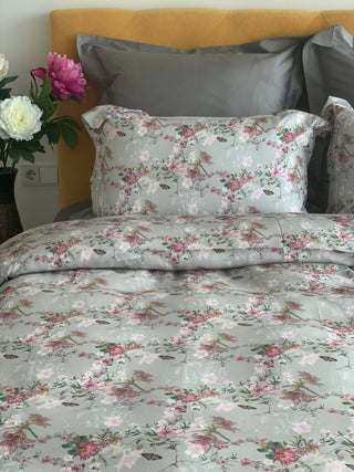 Bettwäsche Set Monet Silver 100% Lyocell Satin 250 TC