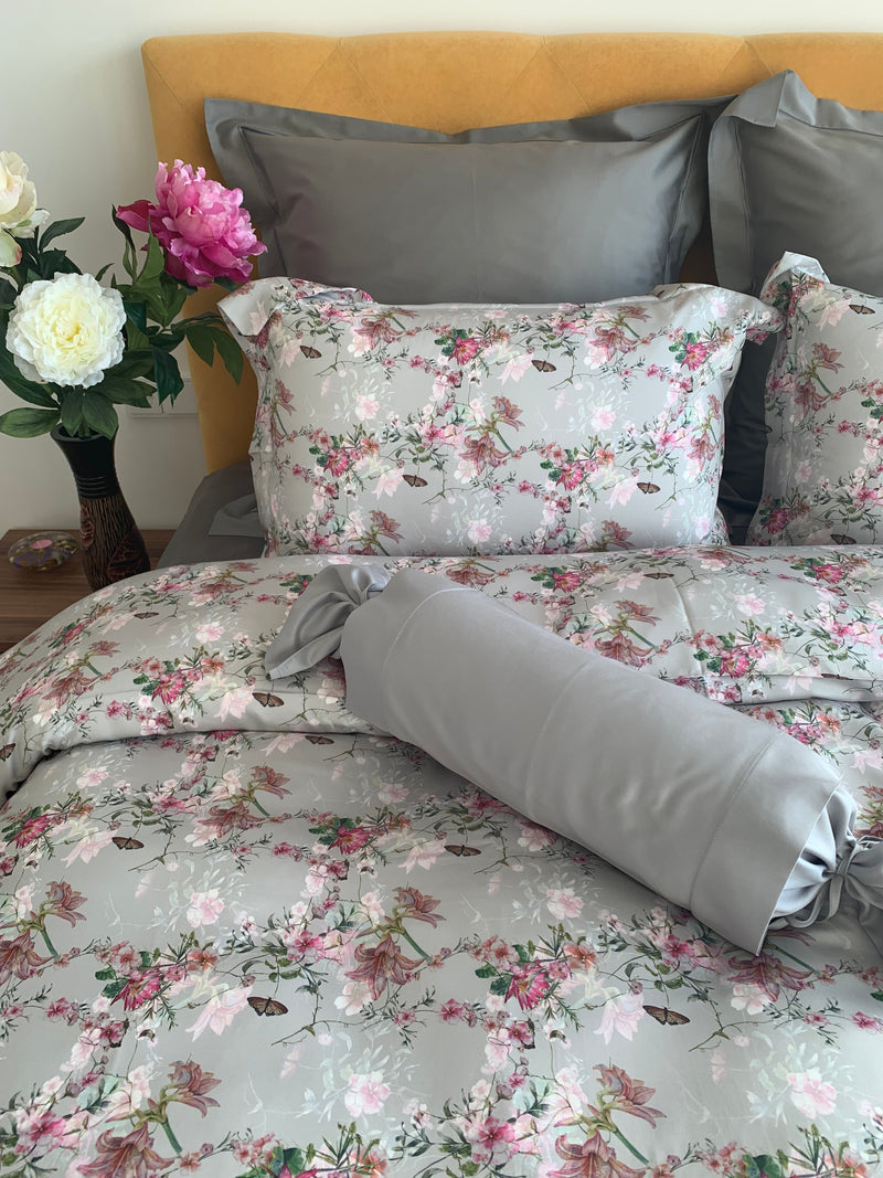 Bed linen set Monet Silver 100% Lyocell Satin 250 TC — Ansicht 5