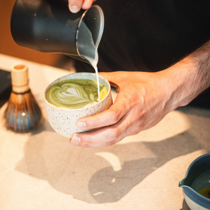 Ocha Teetasse mit Spots – Handgemacht Beige Ton 325 ml — Ansicht 6
