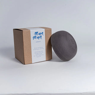 KUMO Cappuccino Tasse – Grau/Schwarz | Handgedreht | ca. 220 ml