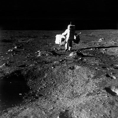 Astronaut Edwin E. Aldrin Poster – NASA Photography Hand Print Berlin