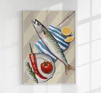 Fresh Fish Art Poster – Art Print Patroa Studio — Ansicht 1