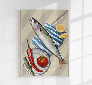 Fresh Fish Art Poster – Art Print Patroa Studio