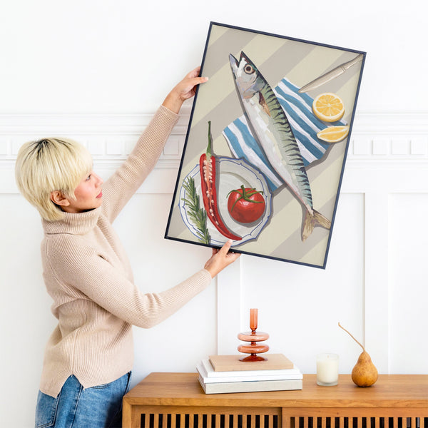 Fresh Fish Art Poster – Art Print Patroa Studio