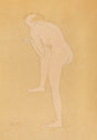 Naked Woman Poster by Auguste Rodin – Art Print Olive Wood