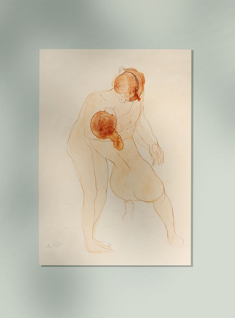 Naked Women Hugging by Rodin – Fine Art Print — Patroa Studio