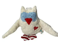 Organic Cotton Owl Rattle – Handmade GOTS Certified — Ansicht 3