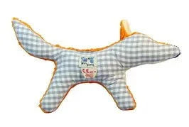 Organic rattle "Fox" made of cotton plush