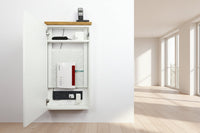 Telefonschrank Routerschrank LOLE HomeBase LP – Woodkopf Kabelmanagement — Ansicht 2