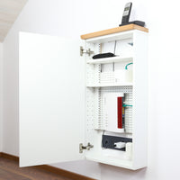 Telephone cabinet Router cabinet LOLE HomeBase LP – Woodkopf Cable Management — Ansicht 12