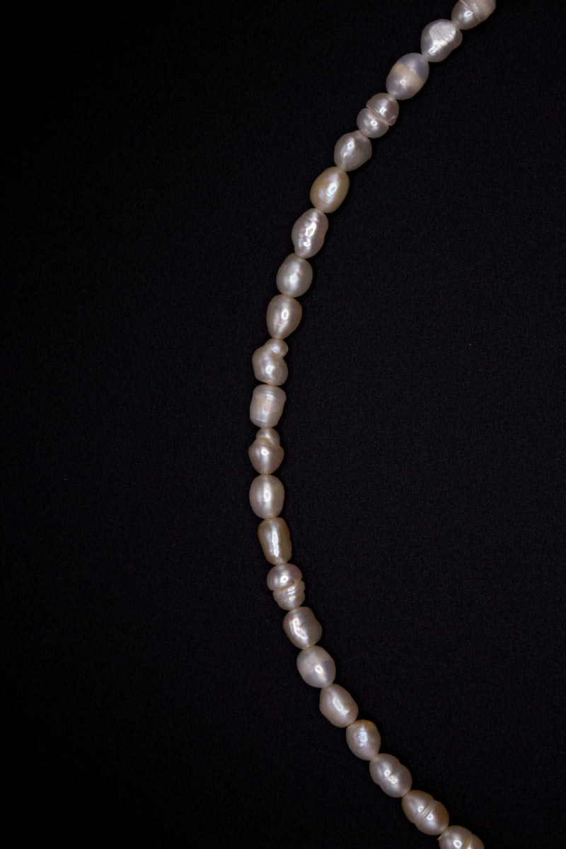 Nina Pearl Necklace - Freshwater Pearls Handmade Stainless Steel Clasp — Ansicht 3