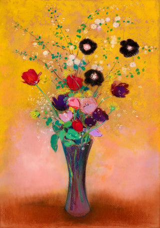 Vase of Flowers Painting nr 2 by Odilon Redon