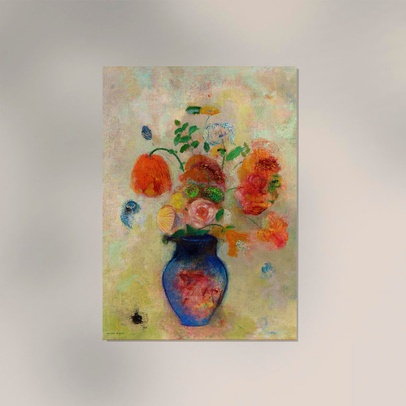 Large Vase with Flowers Painting von Odilon Redon – Kunstdruck — Ansicht 2