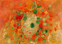 Nasturtiums Painting by Odilon Redon – Art Print Poster — Ansicht 3