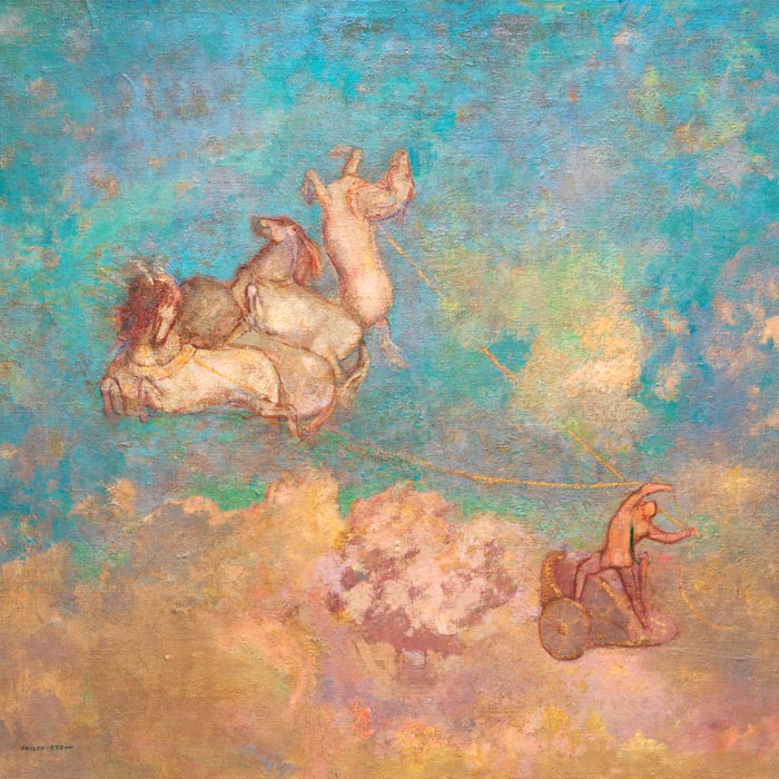 The Chariot of Apollo Painting by Odilon Redon – Kunstdruck — Ansicht 3