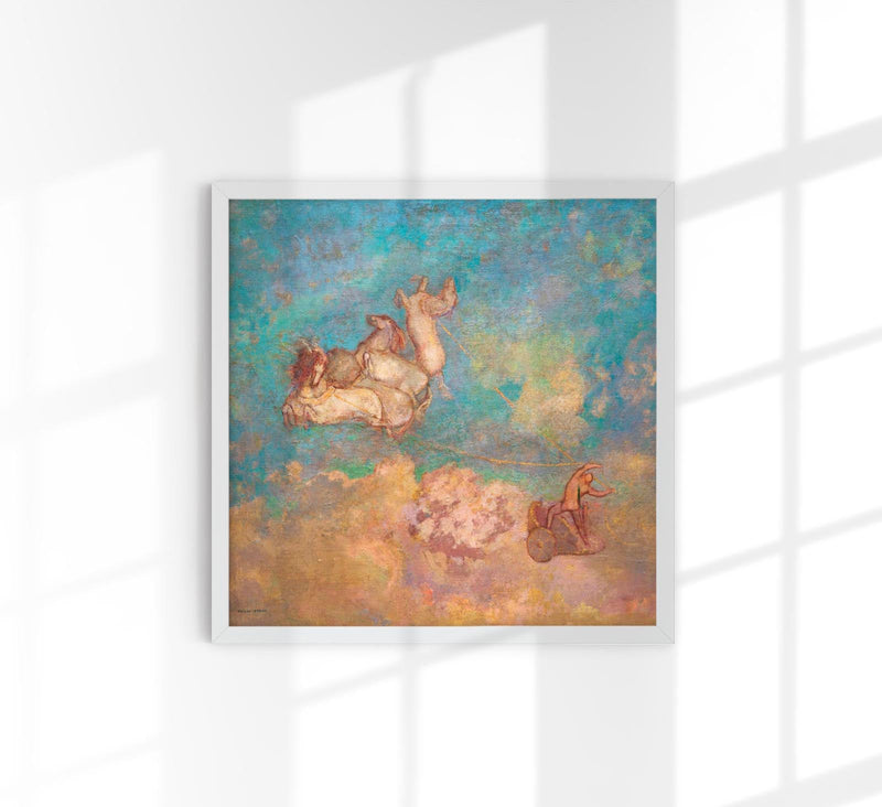 The Chariot of Apollo Painting by Odilon Redon – Kunstdruck — Patroa Studio